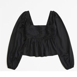 Emerson Satin Long Sleeve Top